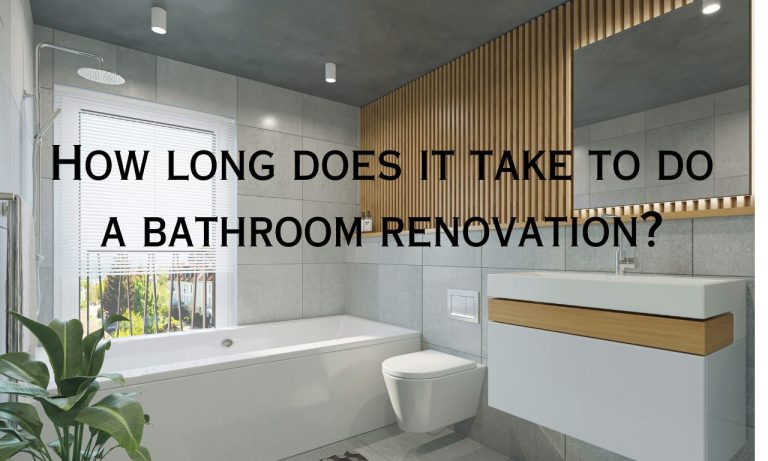 How long does it take to do a bathroom renovation?